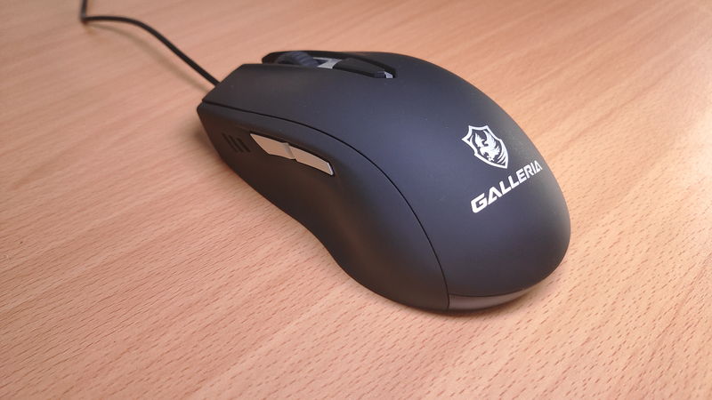 GALLERIA XA7C-R36T付属のマウス（サイド）