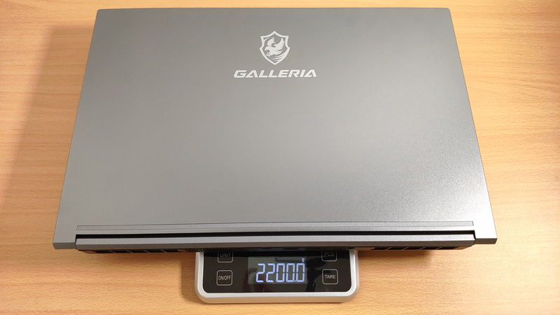 GALLERIA XL7C-R45の本体の重量