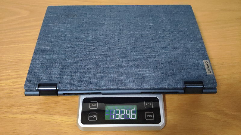 Lenovo Yoga 650の本体の重量