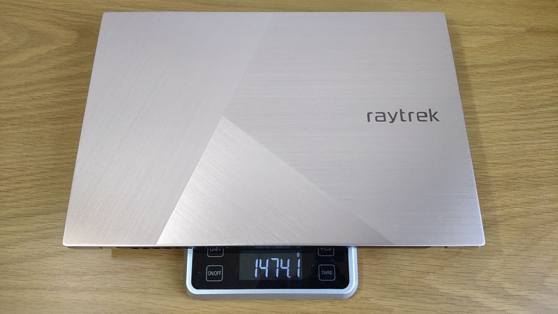 raytrek X4-Tの本体の重量