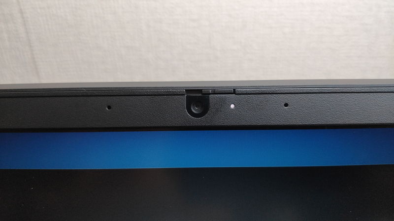 ThinkPad E14 Gen 3 AMDのフロントカメラ